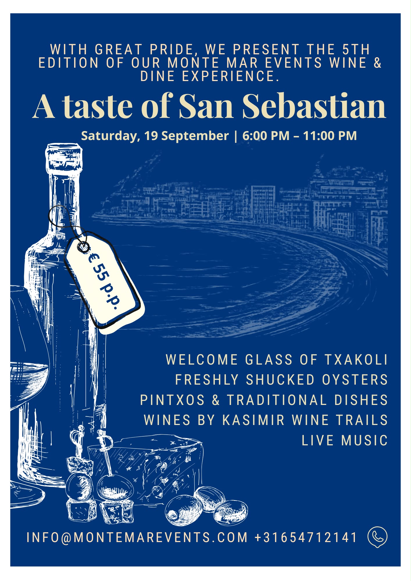 Flyer van A Taste of San Sebastian